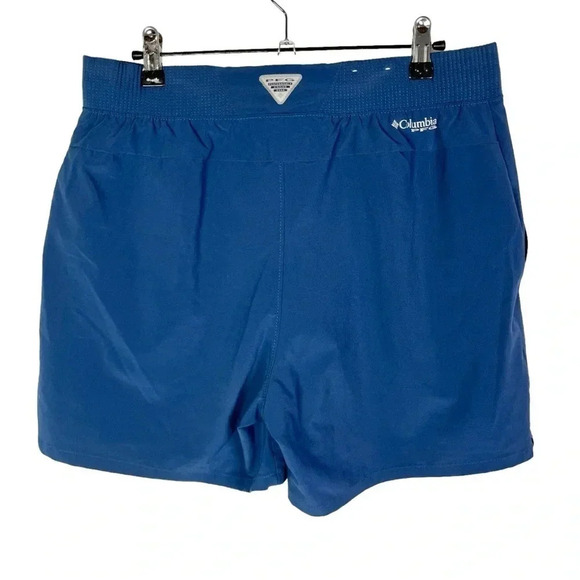 Columbia PFG Backcast Blue Water Athletic Shorts M - Picture 2 of 3